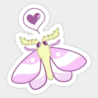 Pastel Moth Sticker